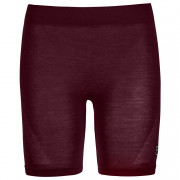 Női aláöltözet Ortovox W's 120 Competition Light Shorts burgundi vörös