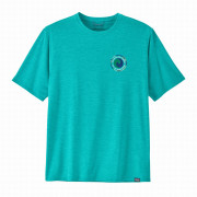 Patagonia M's Cap Cool Daily Graphic Shirt férfi póló világoskék