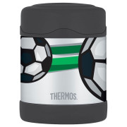 Thermos Funtainer 290 ml ételtermosz fekete Football