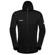 Mammut Taiss Light ML Hooded Jacket Men férfi funkcionális pulóver fekete black 0001