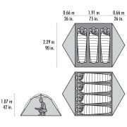 MSR Hubba Hubba LT 3P túrasátor