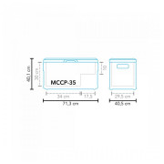 Mestic Coolbox Compressor MCCP-35 AC/DC hűtőláda