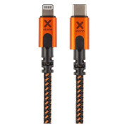 Xtorm Xtreme USB-C to Lightning cable (1,5m) töltő és adatkábel fekete Black/Orange