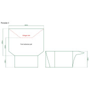 Coleman Octagon Front Extend árnyékoló - kifeszített sátorponyva