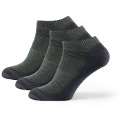 Zulu Merino Summer M 3-pack zokni zöld