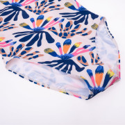 Aquawave Salava Jr - Summer Beige Flower Print gyerek fürdőruha