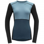 Devold Lauparen Merino 190 Shirt Wmn női funkcionális felső kék/világoskék