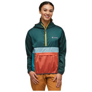 Cotopaxi Teca Half-Zip Windbreaker női dzseki zöld/narancs Super Food