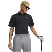Under Armour UA Drive Chill Polo férfi póló fekete Black / / Halo Gray