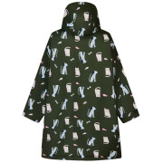 Regatta Junior Changing Robe Dark Khaki Cat Dog vízálló gyerekkabát
