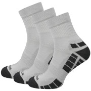 MOOA Silver Bamboo Mid 3-pack zokni szürke Grey/Grey