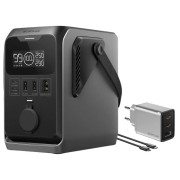 EcoFlow Trail 300 töltőállomás fekete/szürke šedivá, černá