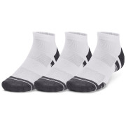 Under Armour Performance Tech 3pk Low zokni szett fehér White / White / Jet Gray