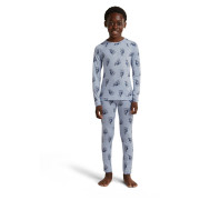 Icebreaker Kids M 200 Oasis Leggings Bear Tour AOP gyerek funkcionális alsó