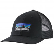Patagonia P-6 Logo LoPro Trucker Hat baseball sapka fekete