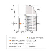 Vango Avington Flow Air 500 sátor