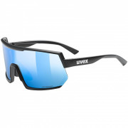Uvex Sportstyle 235 P sport szemüveg fekete/kék Black Mat / Mirror Blue