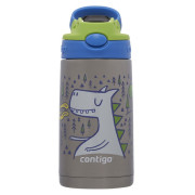 Contigo Easy Clean 380ml gyerek termosz ezüst/kék matcha dragon