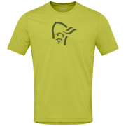 Norrona femund equaliser merino T-shirt férfi póló arany Golden Lime