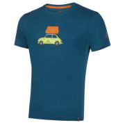 La Sportiva Cinquecento T-Shirt M férfi póló kék/narancs Storm Blue/Hawaiian Sun