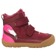 Viking Outdoor Footwear Alv Barefoot Paw Warm WP 2V Burgundy gyerek téli cipő sötét fekete Burgundy