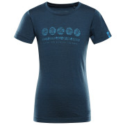 Alpine Pro Mereno 2 gyerek póló kék MOROCCAN