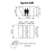 Kampa Sprint Air elősátor