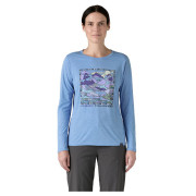 Patagonia W's L/S Cap Cool Daily Graphic Shirt - Lands női póló