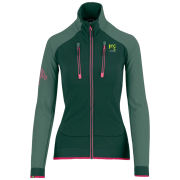 Karpos Alagna Evo W Jacket női funkcionális pulóver világoszöld Jungle Green/Duck Green