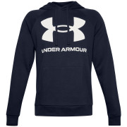 Under Armour Rival Fleece Big Logo HD (22) férfi pulóver sötétkék Midnight Navy/Onyx White