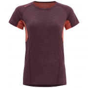 Devold Running Merino 130 T-Shirt Wmn női funkcionális felső lila