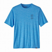 Patagonia M's Cap Cool Daily Graphic Shirt - Lands férfi póló kék