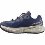 Salomon Aero Grvl Wp J Maritime Blue-Silver Cloud-Bluing gyerek cipő