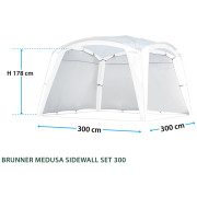 Brunner Medusa Sidewall Set 3x3 oldalsó fal