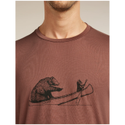 Icebreaker Merino Blend Core SS Tee Canoe Companions férfi funkcionális póló