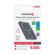 Swissten Fusion 5000 mAh Magsafe vezeték nélküli powerbank