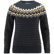 Fjällräven Övik Knit Sweater W női pulóver sötétkék Dark Navy