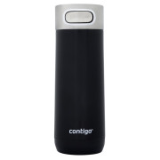 Contigo Luxe 470ml thermo bögre fekete/ezüst licorice