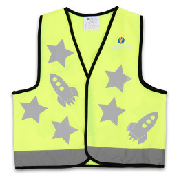 Gyerek mellény LittleLife Hi-Vis Safety Vest sárga
