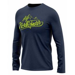 Férfi póló Northfinder Karsen k é k