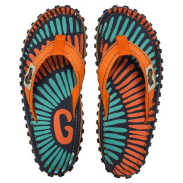 Gumbies Islander Tangerine Burst flip-flop kék/narancs Tangerine Burst