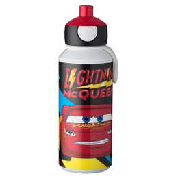 Mepal Campus 400 ml Cars Go gyerek kulacs fehér/piros