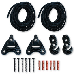 Háló rögzítő La Siesta Universal Rope fekete černá