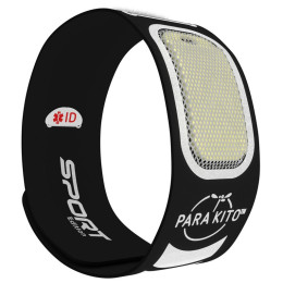 Repelent Para'Kito Sportovní náramek proti komárům fekete