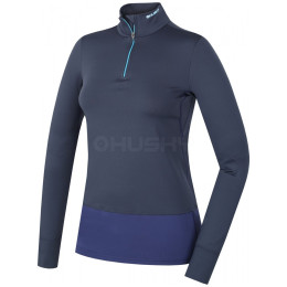 Női funkciós póló Husky Active Winter zip h. ujjú