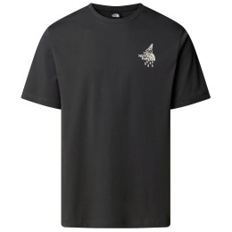 The North Face U Powder Days Relaxed S/S Tee-Graphic férfi póló sötétszürke Asphalt Grey