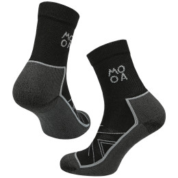 MOOA Merino Adventure zokni fekete Black