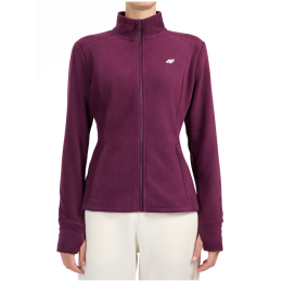 4F Fleece F479 női pulóver burgundi vörös Burgundy