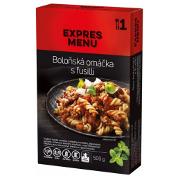 Expres menu Boloňská omáčka, fusilli készétel