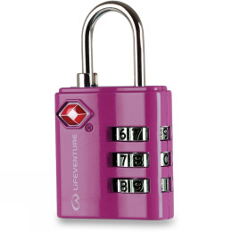 Számzáras lakat Lifeventure TSA Combi Lock rózsaszín Pink
